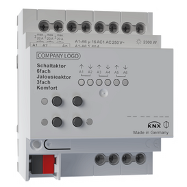 KNX Schalt-/Jalousieaktor 6/3fach