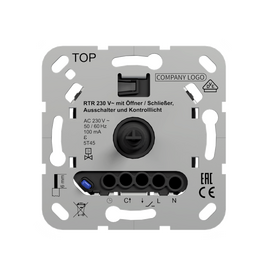 Raumtemperaturreglereinsatz 230V mit LED